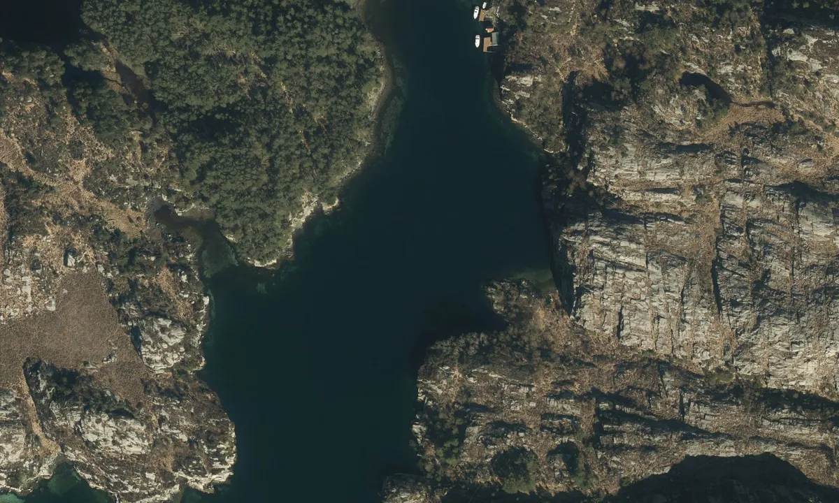 Flyfoto av Vilsvika