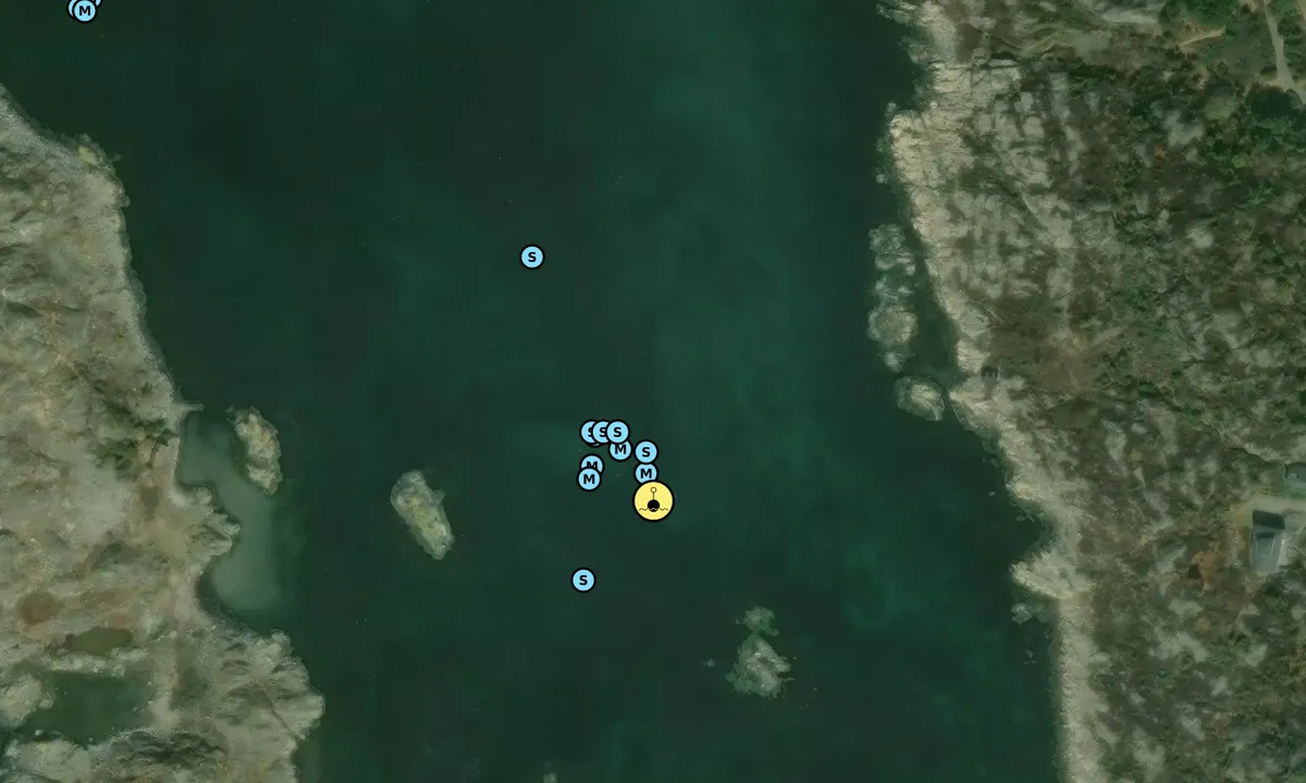 Satelite image of Vinbärsholmen - SXK Västkust bouy