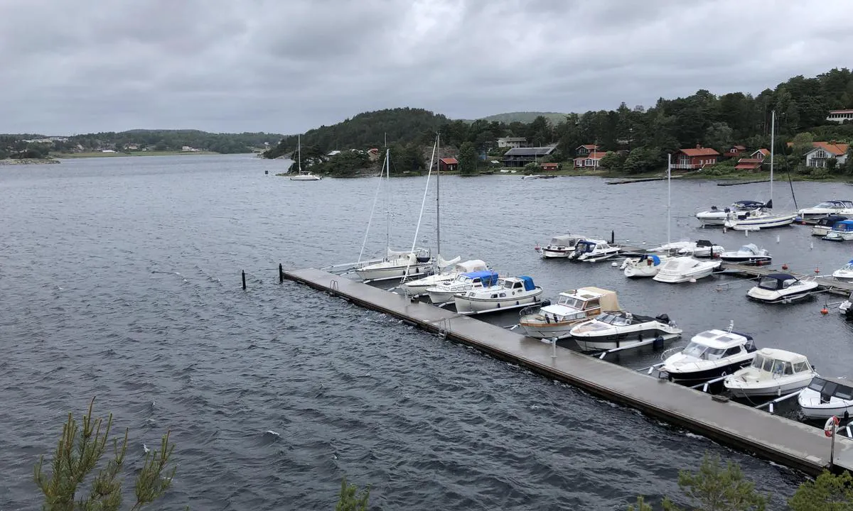Vindöns Camping & Marina AB: 4 guest places on the inside of the outer pier