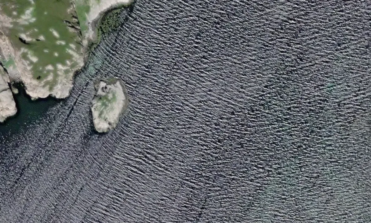 Satelite image of Vingsandholmen