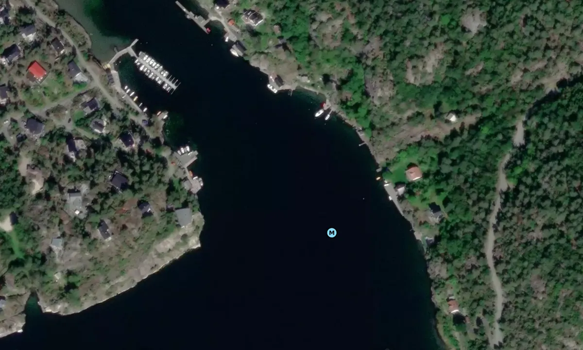 Satelite image of Vinjekilen