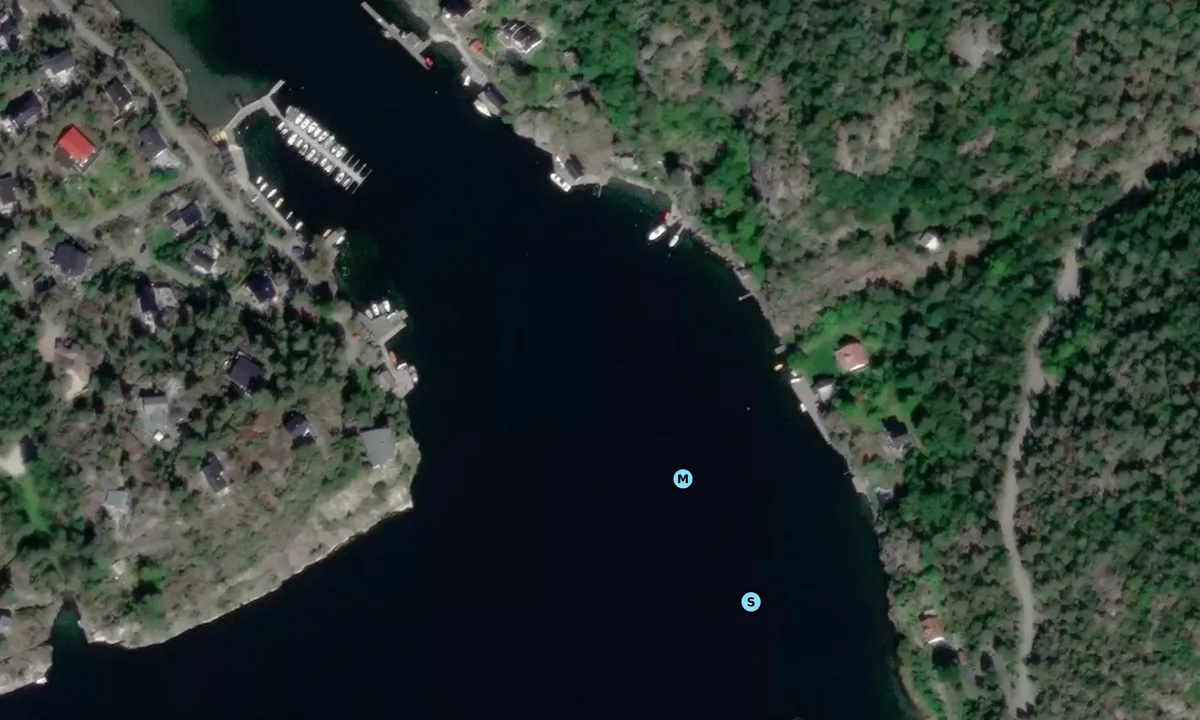 Satelite image of Vinjekilen