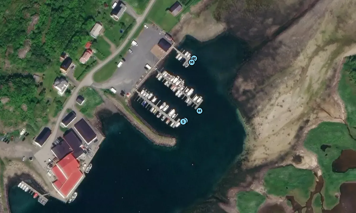 Satelite image of Vinjesjøen Båthavn