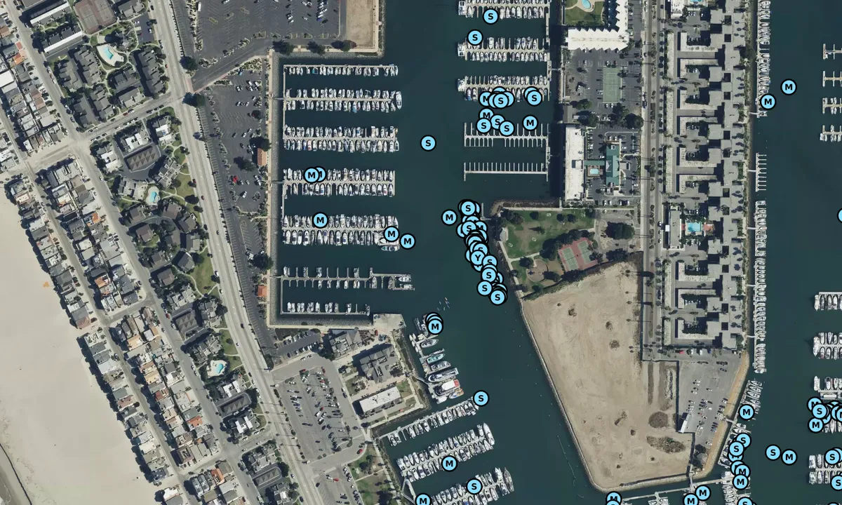 Satelite image of Vintage Marina