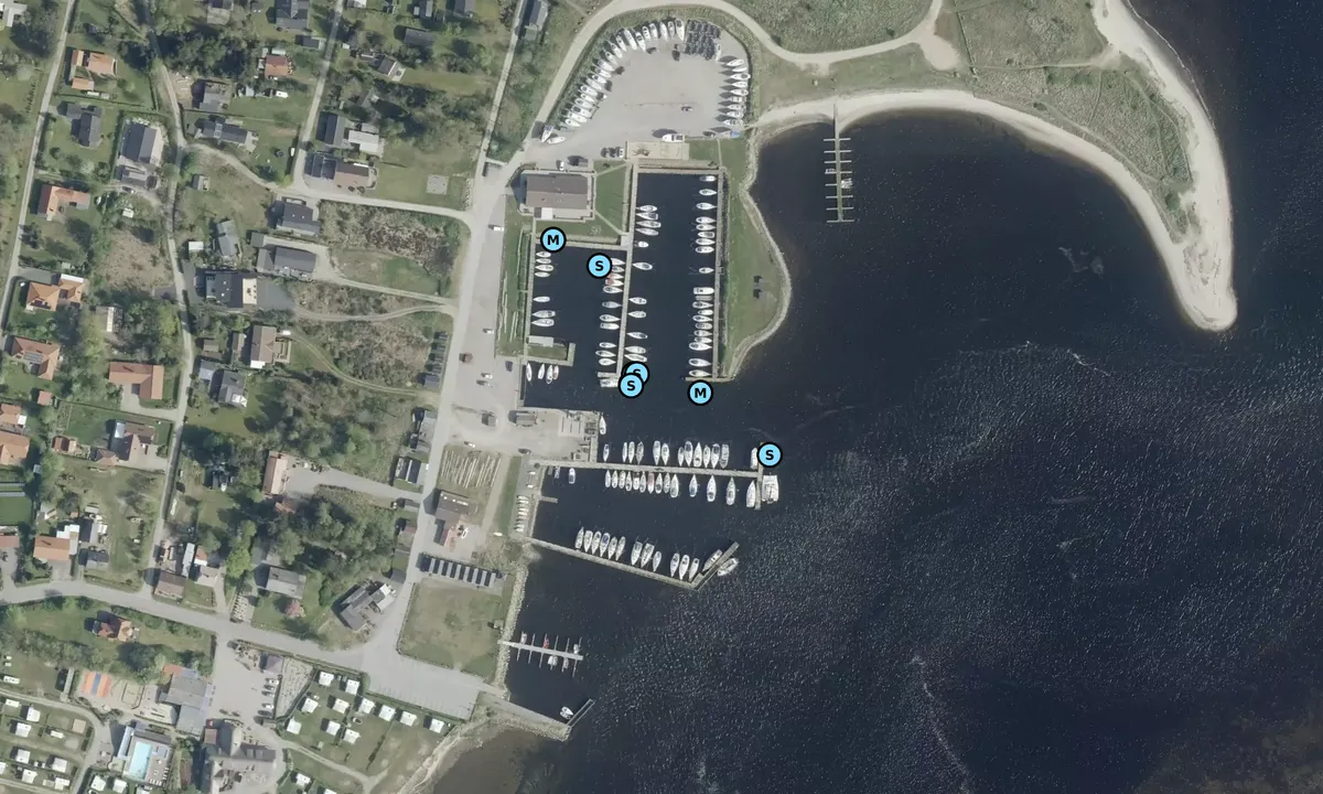 Satelite image of Virksund Lystbådehavn