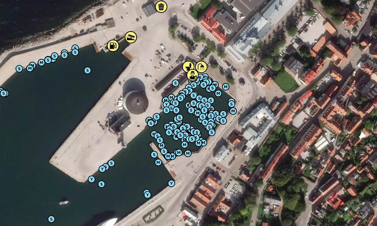 Satelite image of Visby
