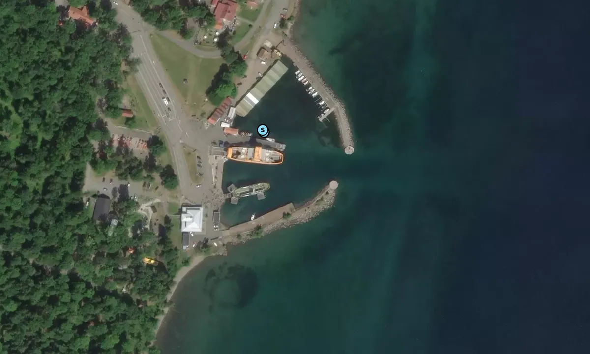 Satelite image of Visingsö