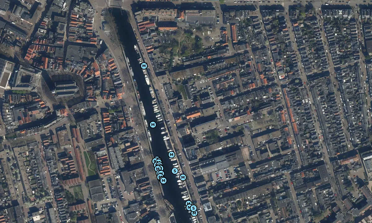 Satelite image of Vlaardingen Yacht Harbour