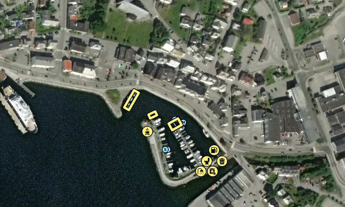 Satelite image of Volda