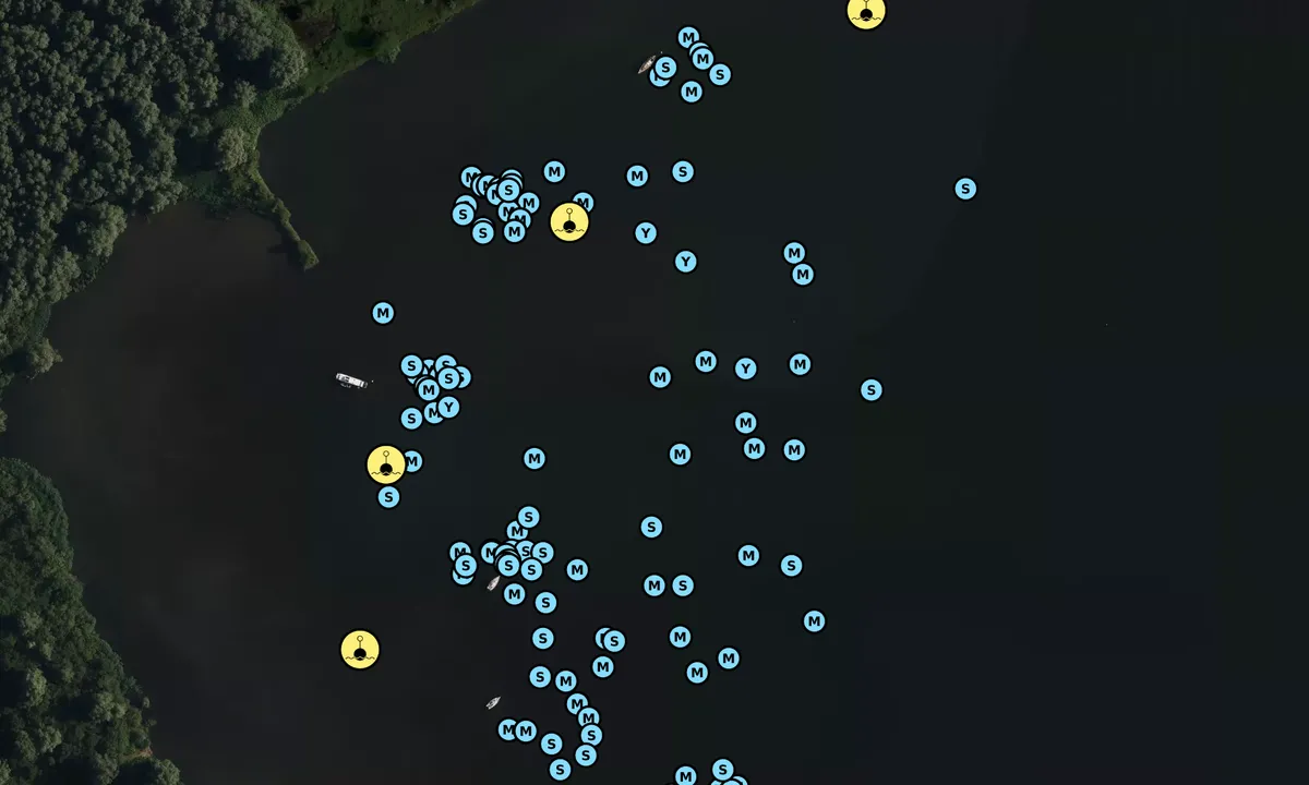 Satelite image of Volkerak Sluis north side