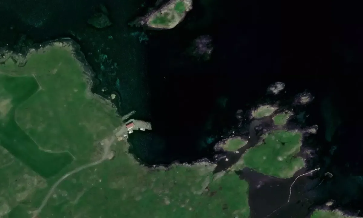 Satelite image of Vollholmen