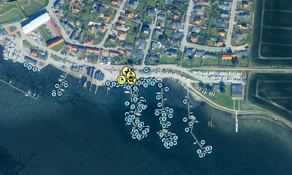 Satelite image of Vordingborg Nordhavn