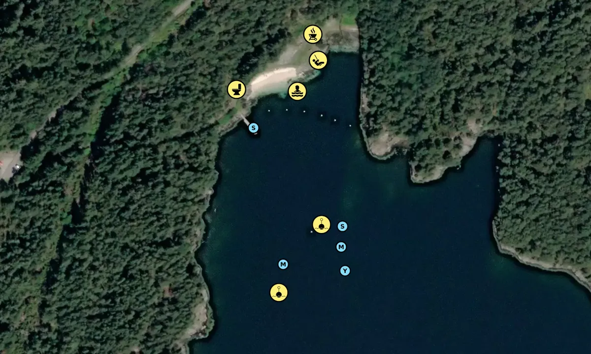 Satelite image of Vorlandsvågen