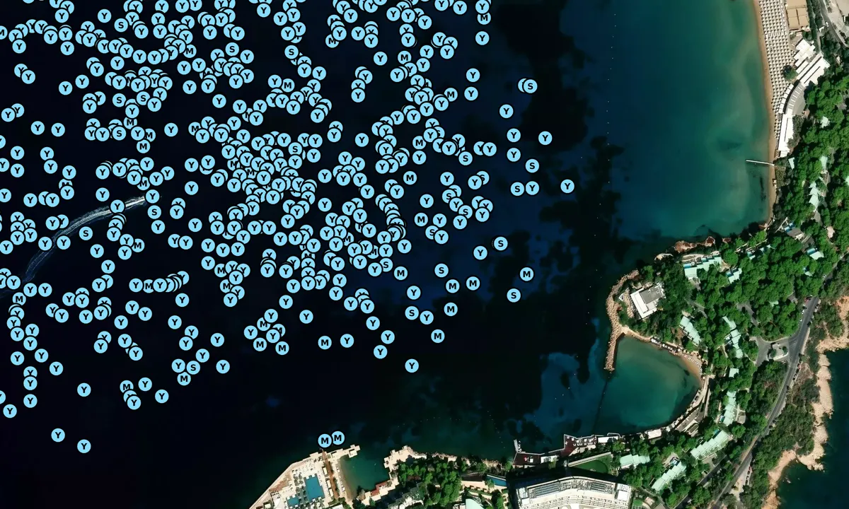 Satelite image of Vouliagmeni