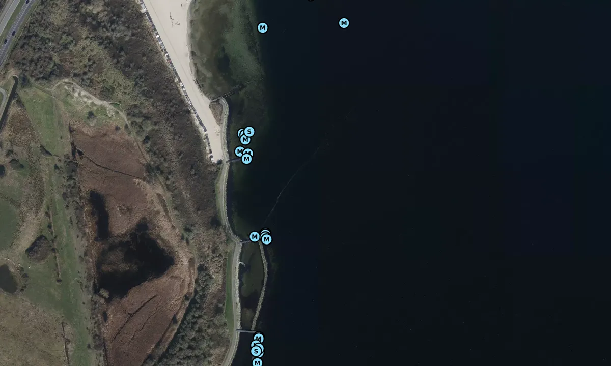 Satelite image of Vouwenpoldee