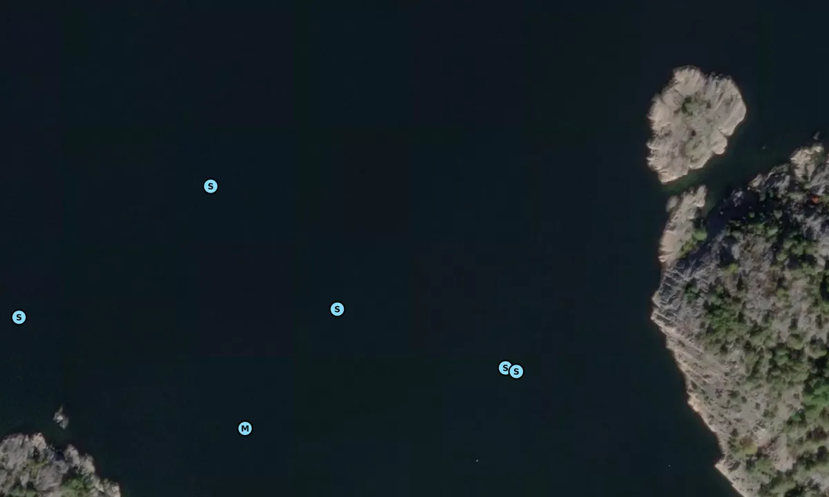 Satelite image of Vrangholmen Naturhavn