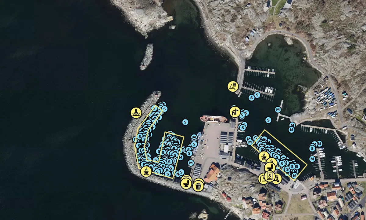 Satelite image of Vrångö Gästhamn