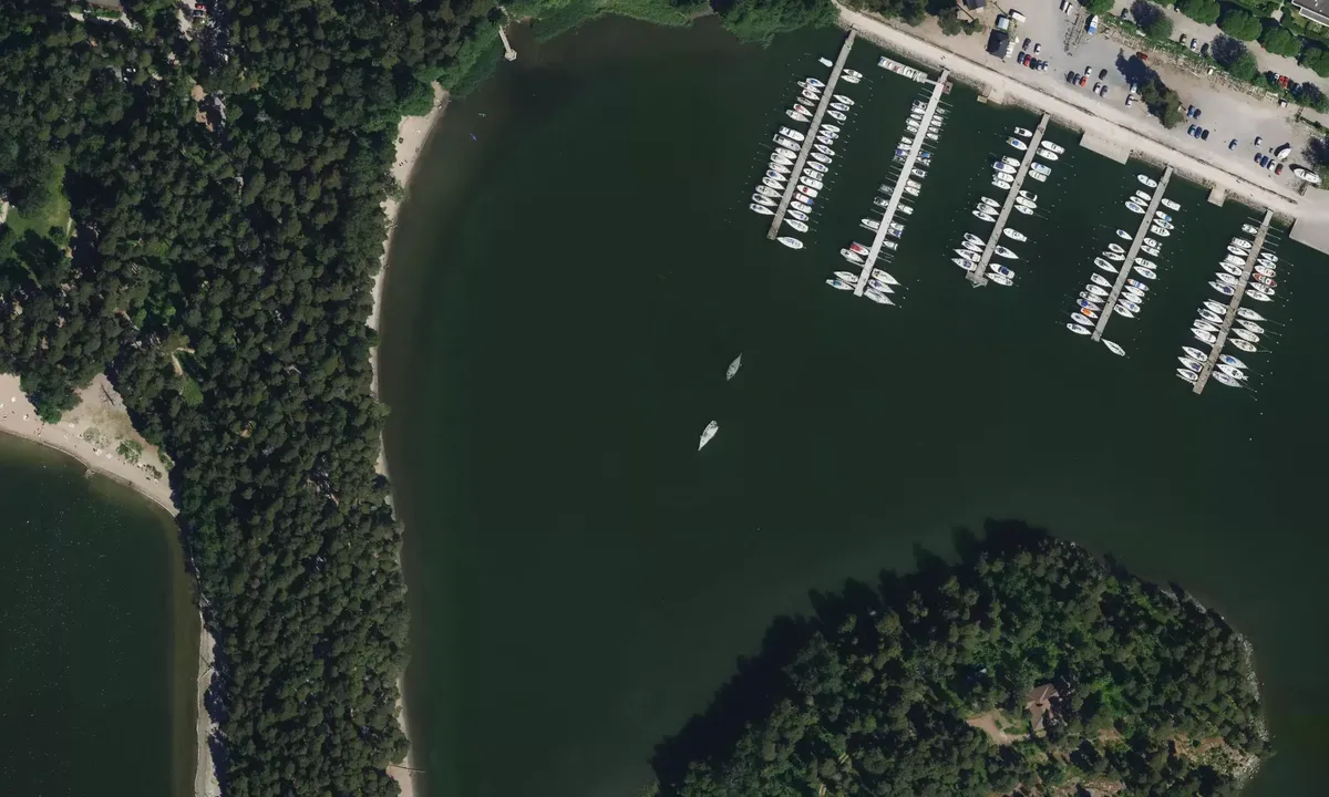 Satelite image of Vuosaaren Venekerho
