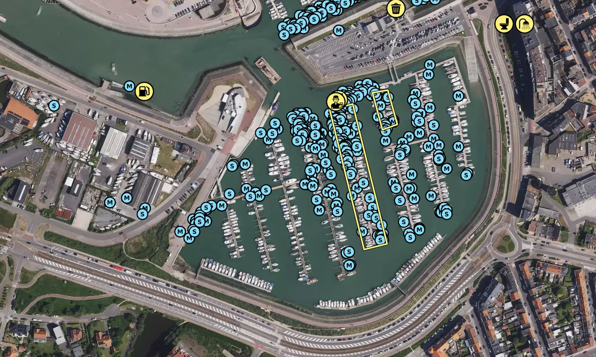Satelite image of VVW Marina Blankenberge