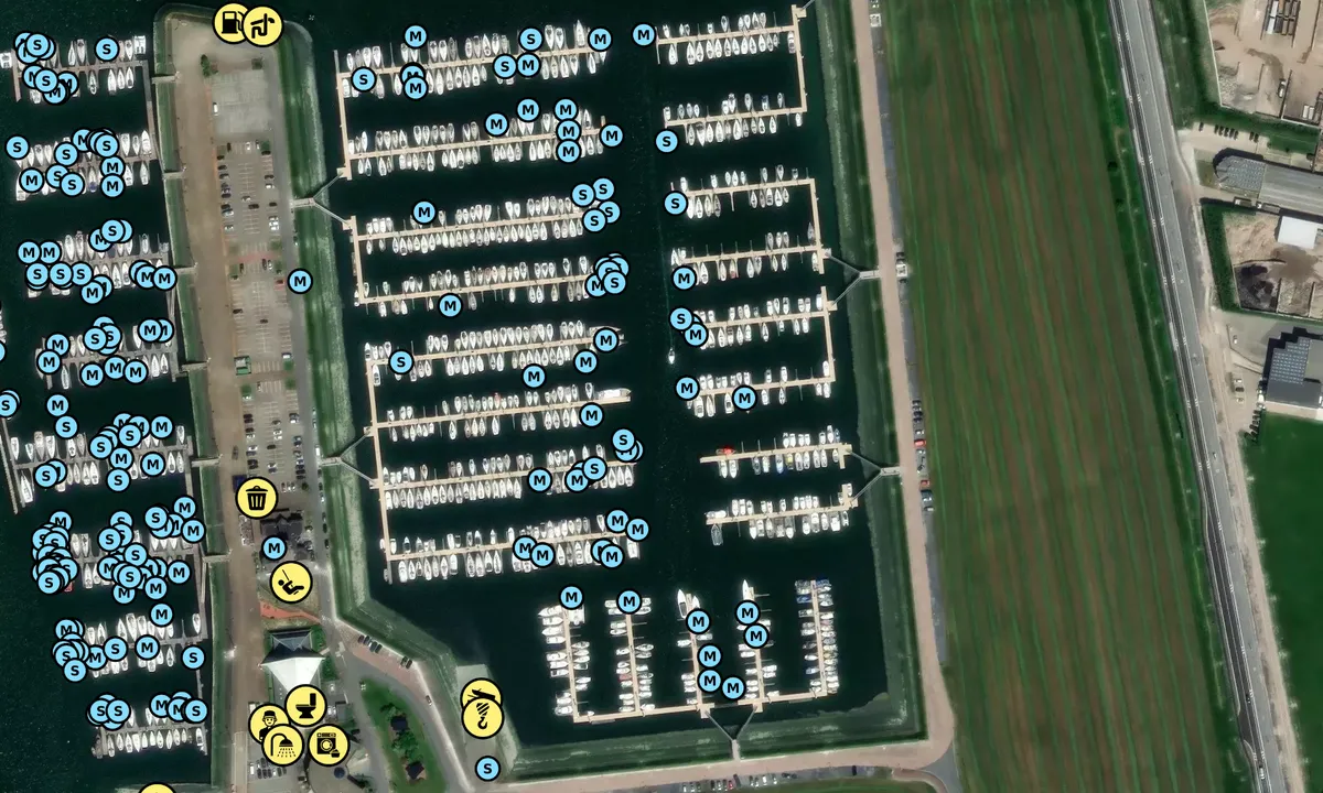 Satelite image of VY Nieuwpoort Marina