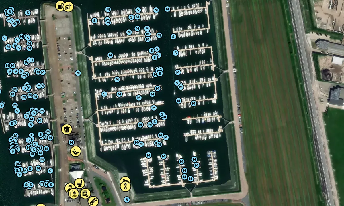 Satelite image of VY Nieuwpoort Marina