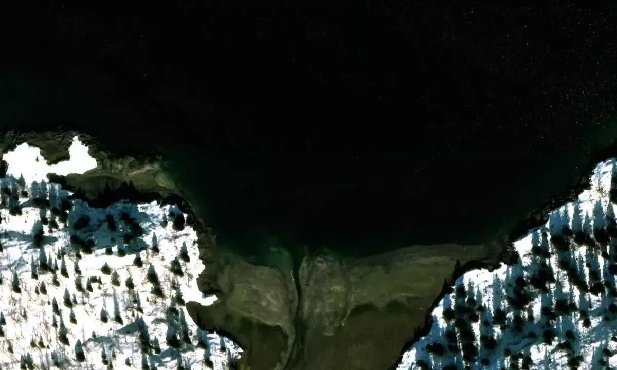 Satelite image of Wachusett Inlet