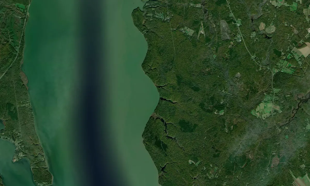 Flyfoto av Wades Bay