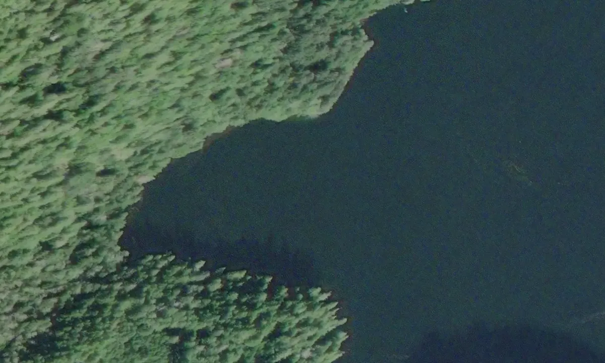 Satelite image of Wahkana Bay