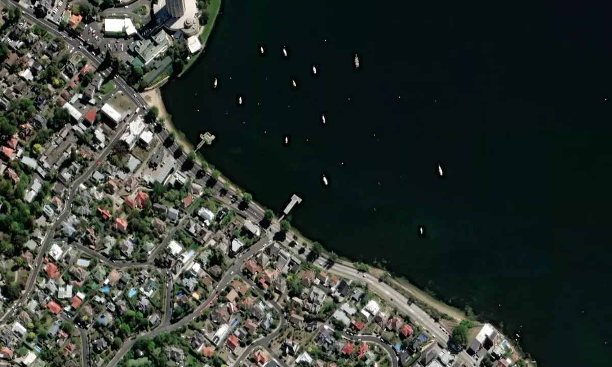 Flyfoto av Waimea Dock