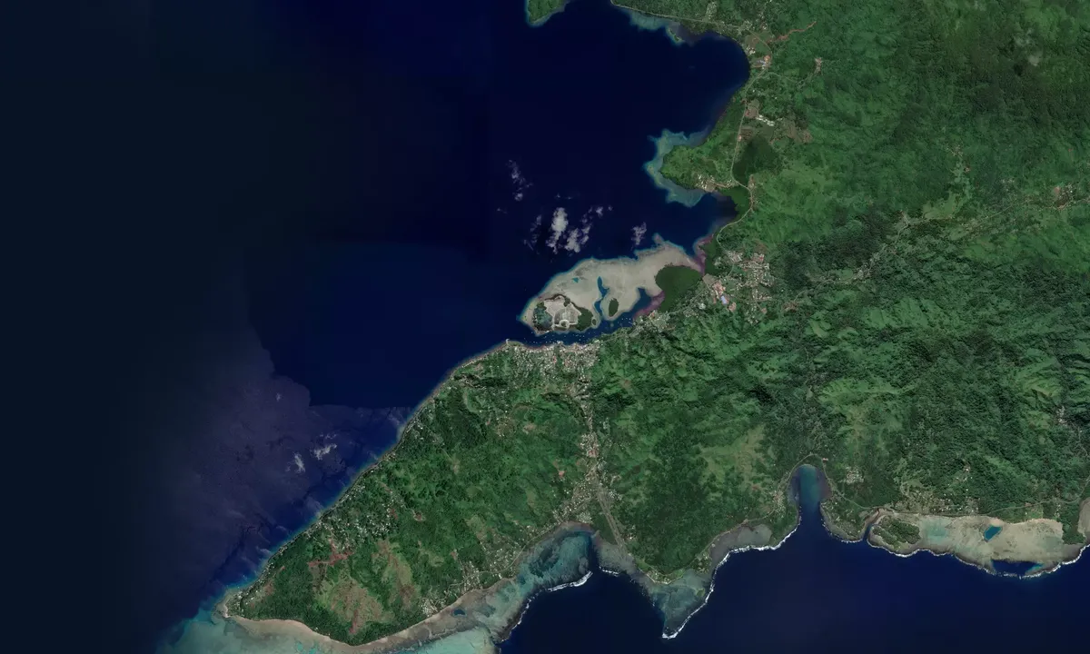 Flyfoto av Waitui Marina