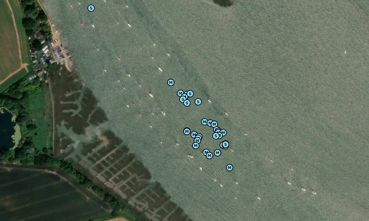 Satelite image of Waldringfield