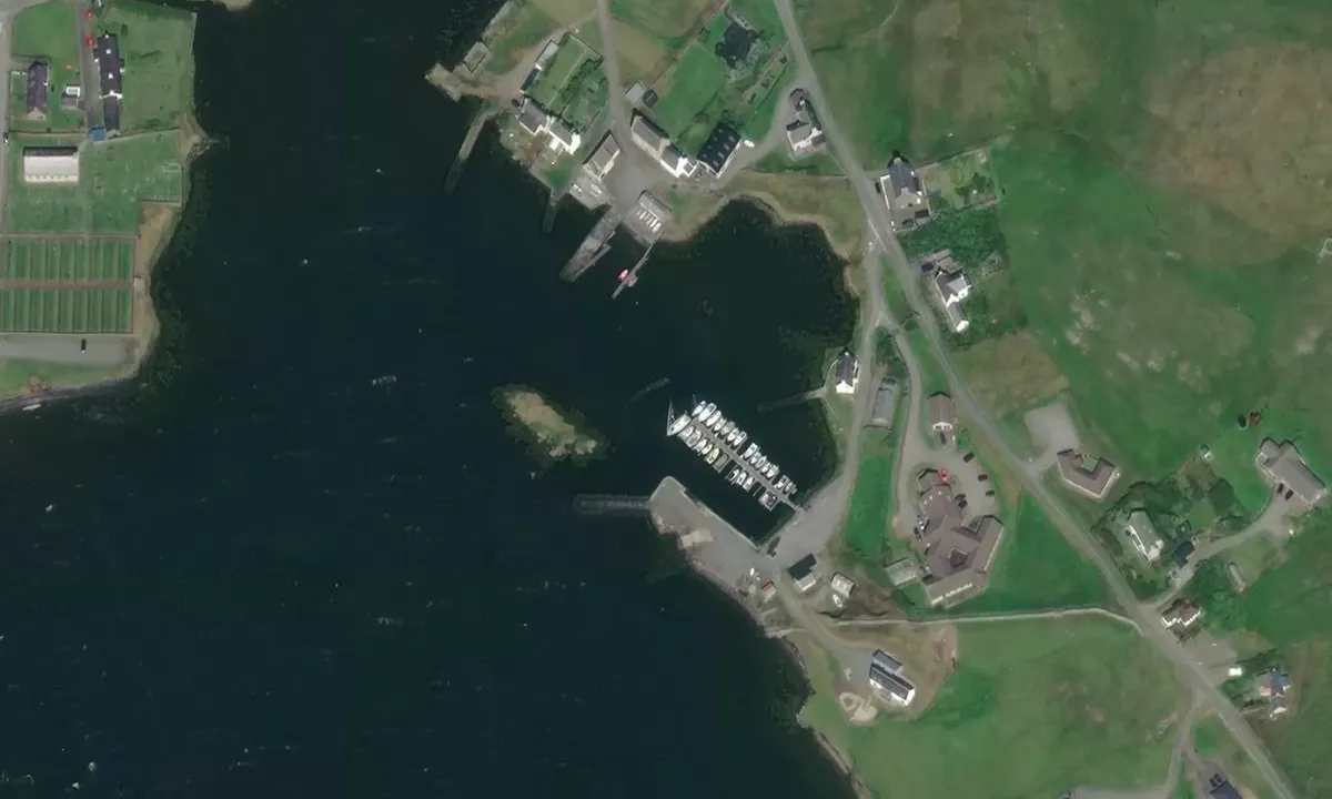 Satelite image of Walls Marina
