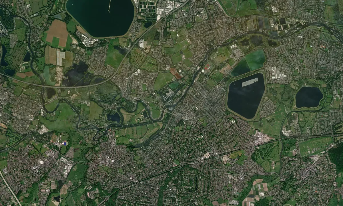 Flyfoto av Walton Marina