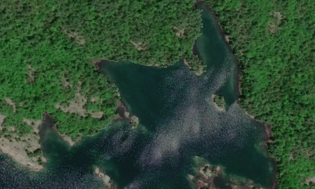 Satelite image of Wanderer Cove