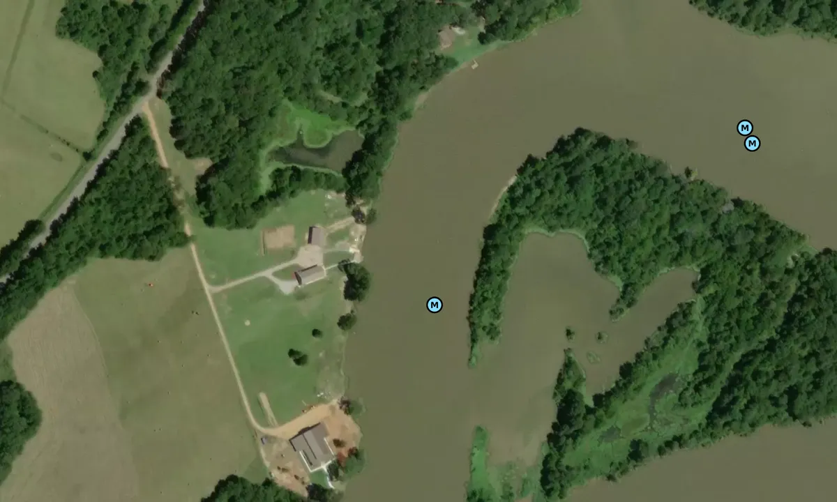 Satelite image of Warsaw Cutoff