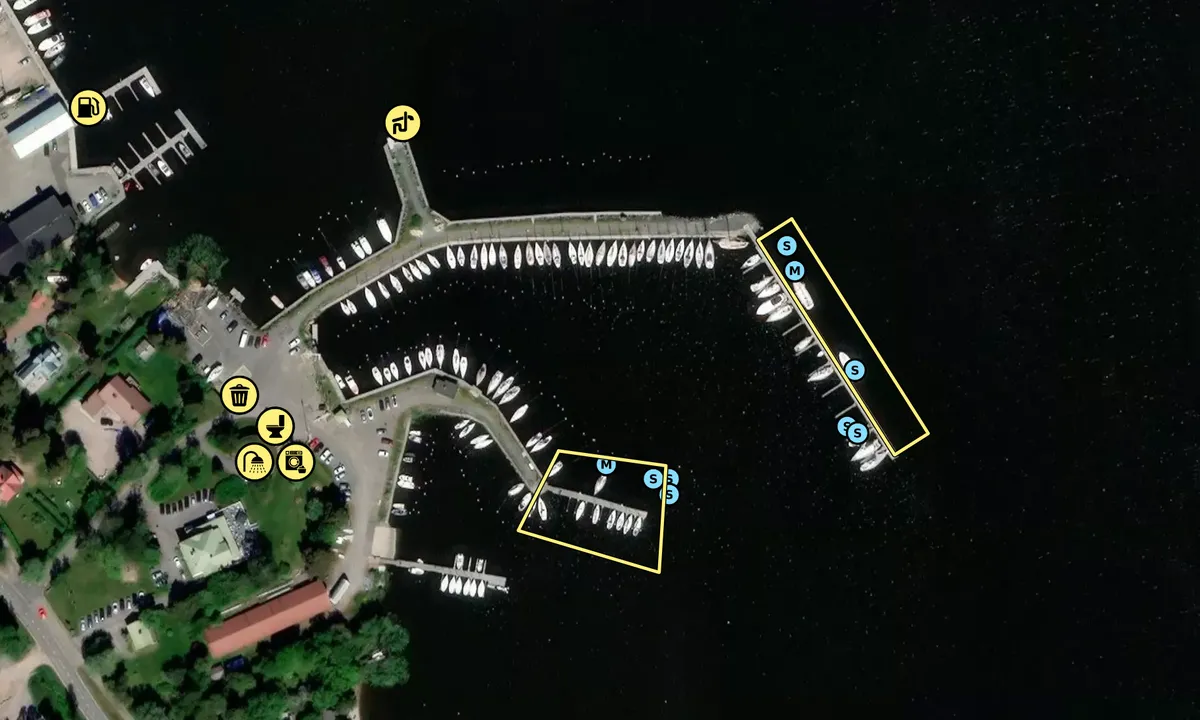 Satelite image of Wasa Segelförening