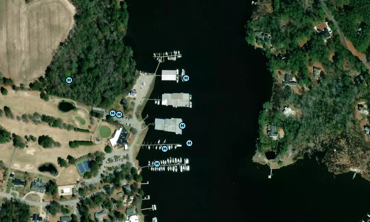 Satelite image of Washington Yacht and Country Club