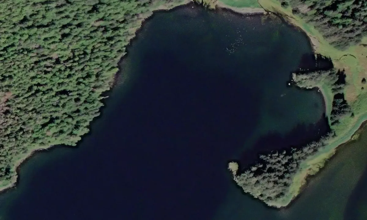 Satelite image of Waterfall Cove