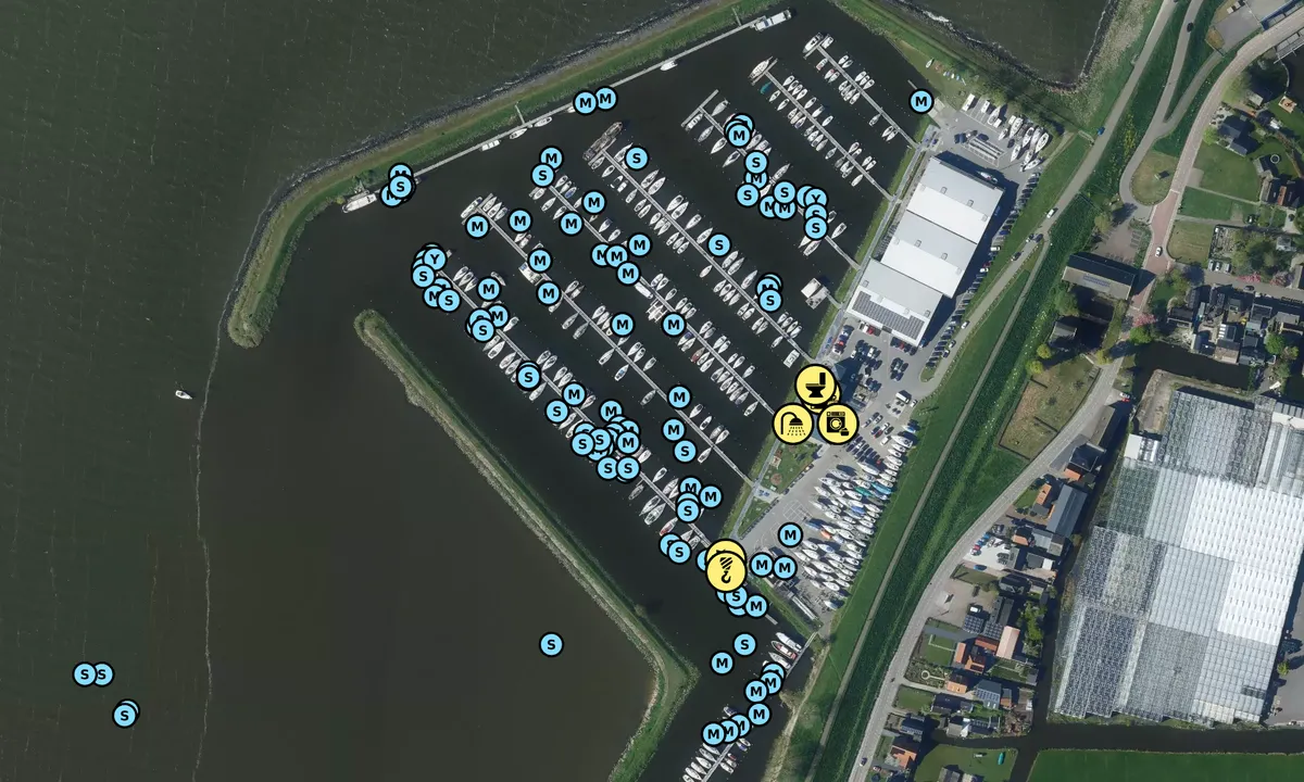 Satelite image of Watersportcentrum Andijk