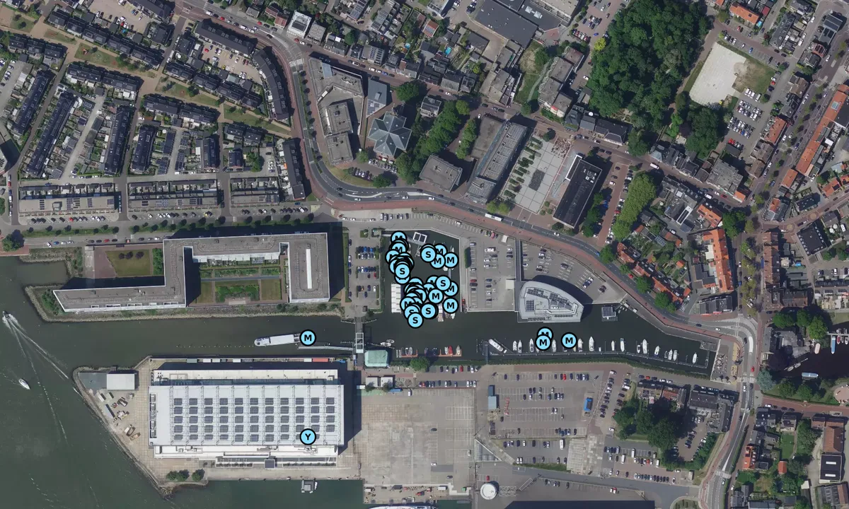 Satelite image of Watersportvereniging Alblasserdam