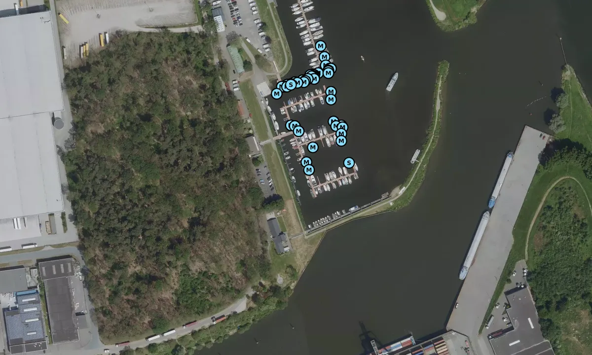 Satelite image of Watersportvereniging De Maas Venlo