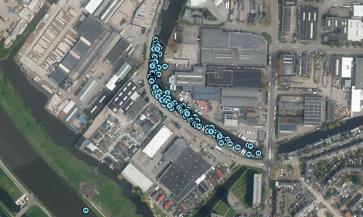 Satelite image of Watersportvereniging Gouda