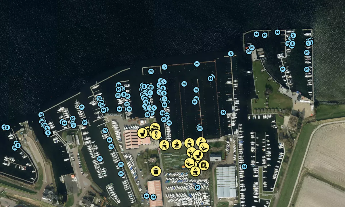 Satelite image of WatersportVereniging Wolphaartsdijk