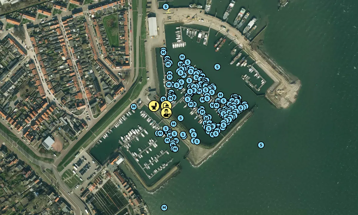 Satelite image of Watersportvereniging Yerseke
