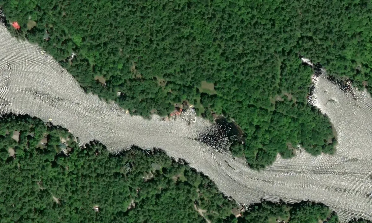 Satelite image of Waubic Inn Restaurant