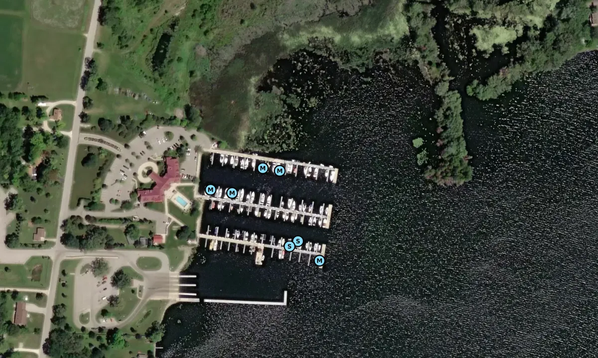Satelite image of Wave Pointe Marina and Resort