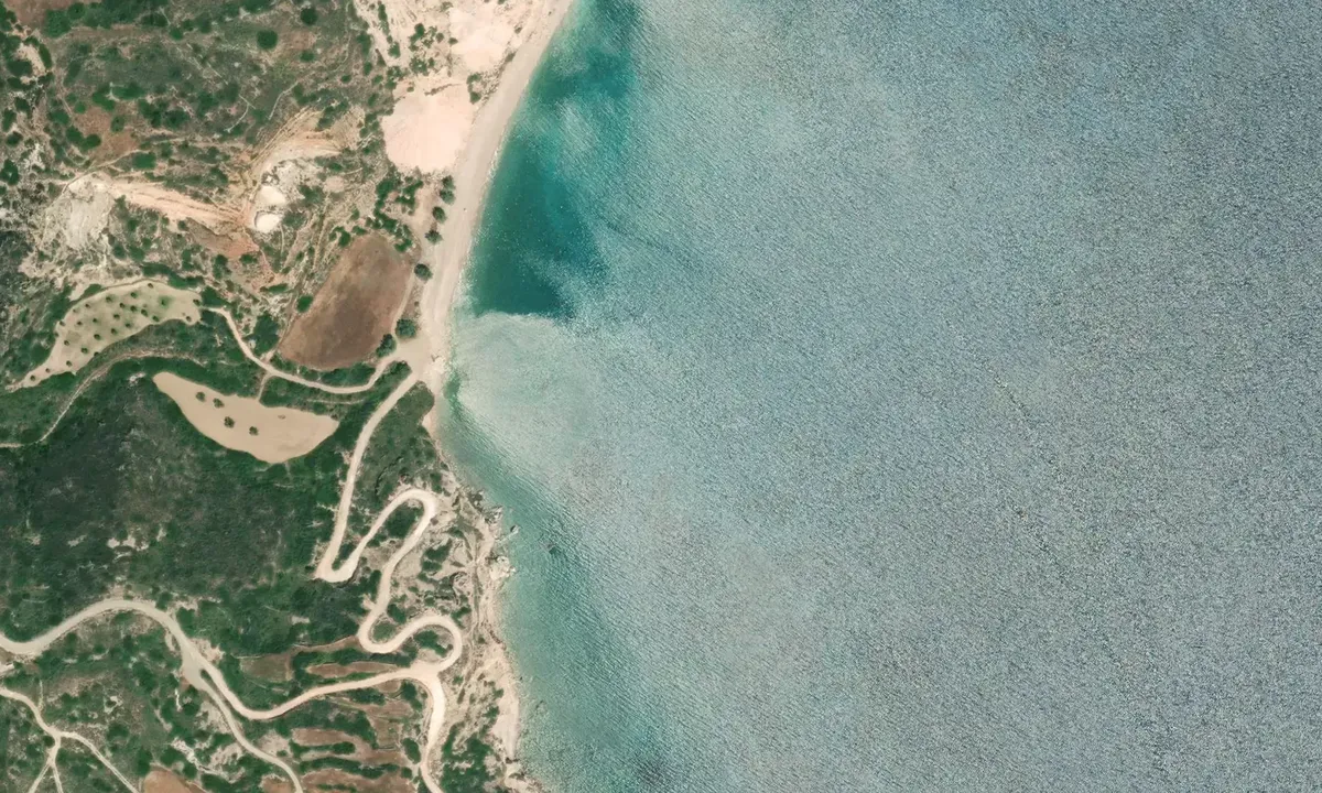 Satelite image of Wendy's beach