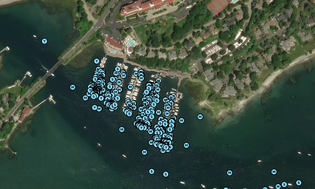 Satelite image of Wentworth By the Sea Marina