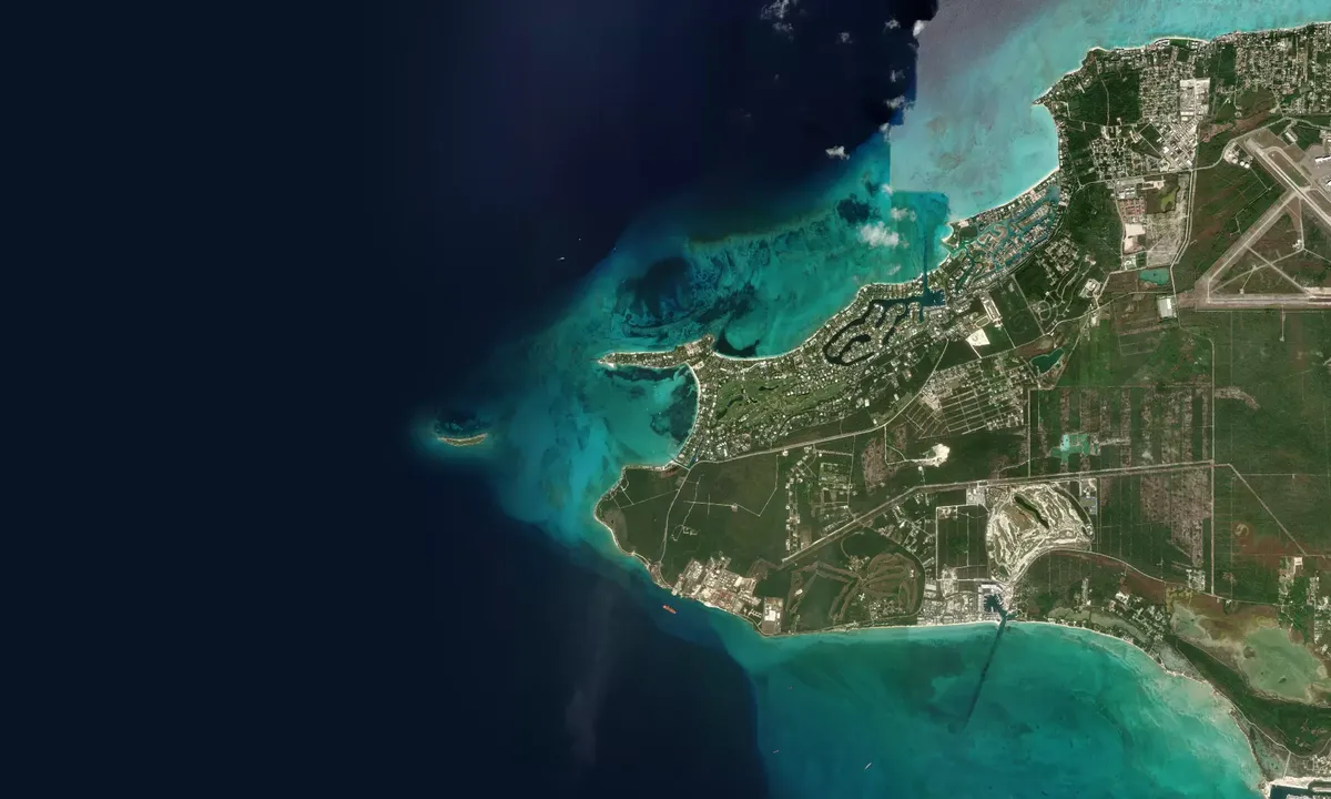 Flyfoto av West Bay - New Providence