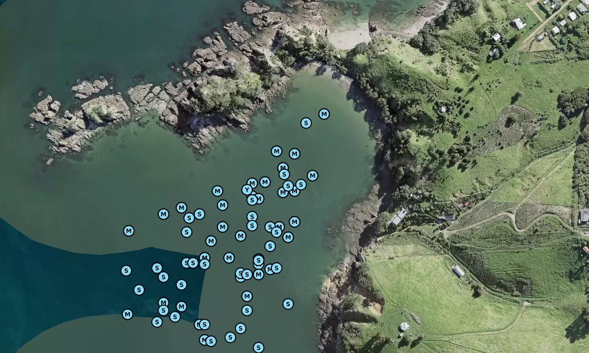 Satelite image of West Bay